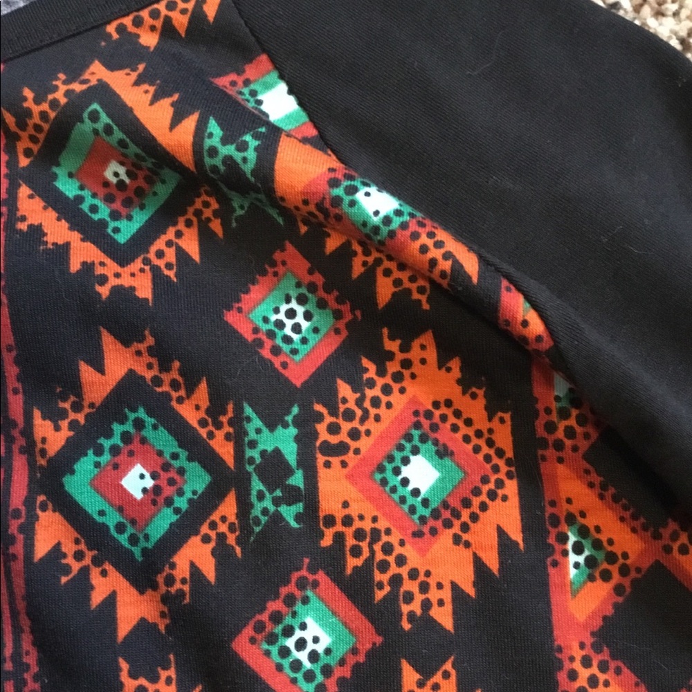 Lularoe Randy Black/Orange* - Picture 3 of 5